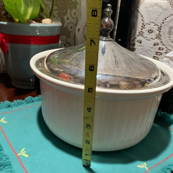 ✨⚡️💥CorningWare 9.5” W x 5” H French White Round Casserole With Lid